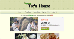 Desktop Screenshot of organictofuhouse.com